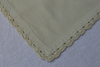 Napkins, Ashby 100% Cotton Crochet Edge Beige Putty 41x41cm 16x16