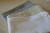 Napkins, Ashby 100% Cotton Crochet Edge Beige Putty 41x41cm 16x16