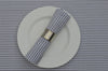 Tablecloth, 100% Cotton Bordeaux Stripe Grey/White 10 Sizes Square Round Oblong