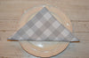 Tablecloth, 100% Cotton Country Check Dove Grey/White 10 Sizes Square Round Oblong
