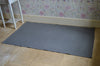 Floor Rug, 100% Cotton Flat Weave Charcoal Grey 2 Sizes