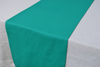 Topper Tablecloth, 100% Cotton Plain Dyed Jade Green 90x90cm 36x36