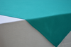 Topper Tablecloth, 100% Cotton Plain Dyed Jade Green 90x90cm 36x36