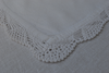 Napkins, Limoges 100% Cotton Deep Crochet Edge Bright white 41x41cm 16x16
