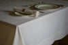 Tablecloth, Linen Cotton Antique White 12 Sizes Square Oblong Oval Round