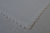 Napkins, Marlow 100% Cotton Crochet Edge Bright white 41x41cm 16x16