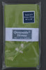 Christmas Napkins, Green with sprig of Mistletoe 41x41cm 16x16