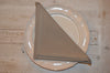 Tablecloth, 100% Cotton Plain Dyed Natural Taupe 12 Sizes Square Round Oblong Oval
