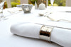 Tablecloth, 96% Cotton Christmas Sparkle Tablecloth in White/Silver 7 Sizes Square Round Oblong